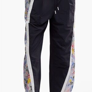 FREE PEOPLE💫 Mystic floral combo Pants with Colorful Side Panels